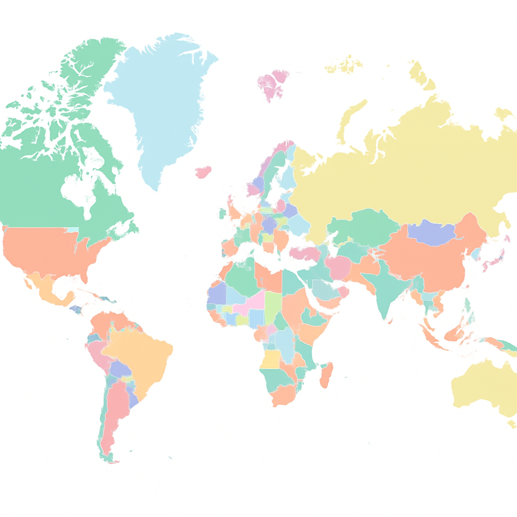 world map